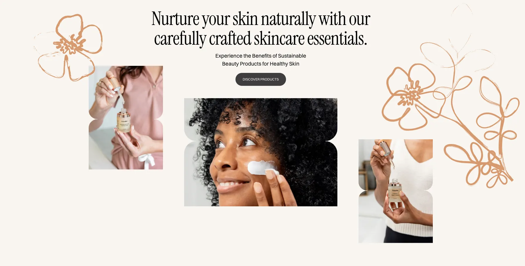 Foliare Skin website screenshot